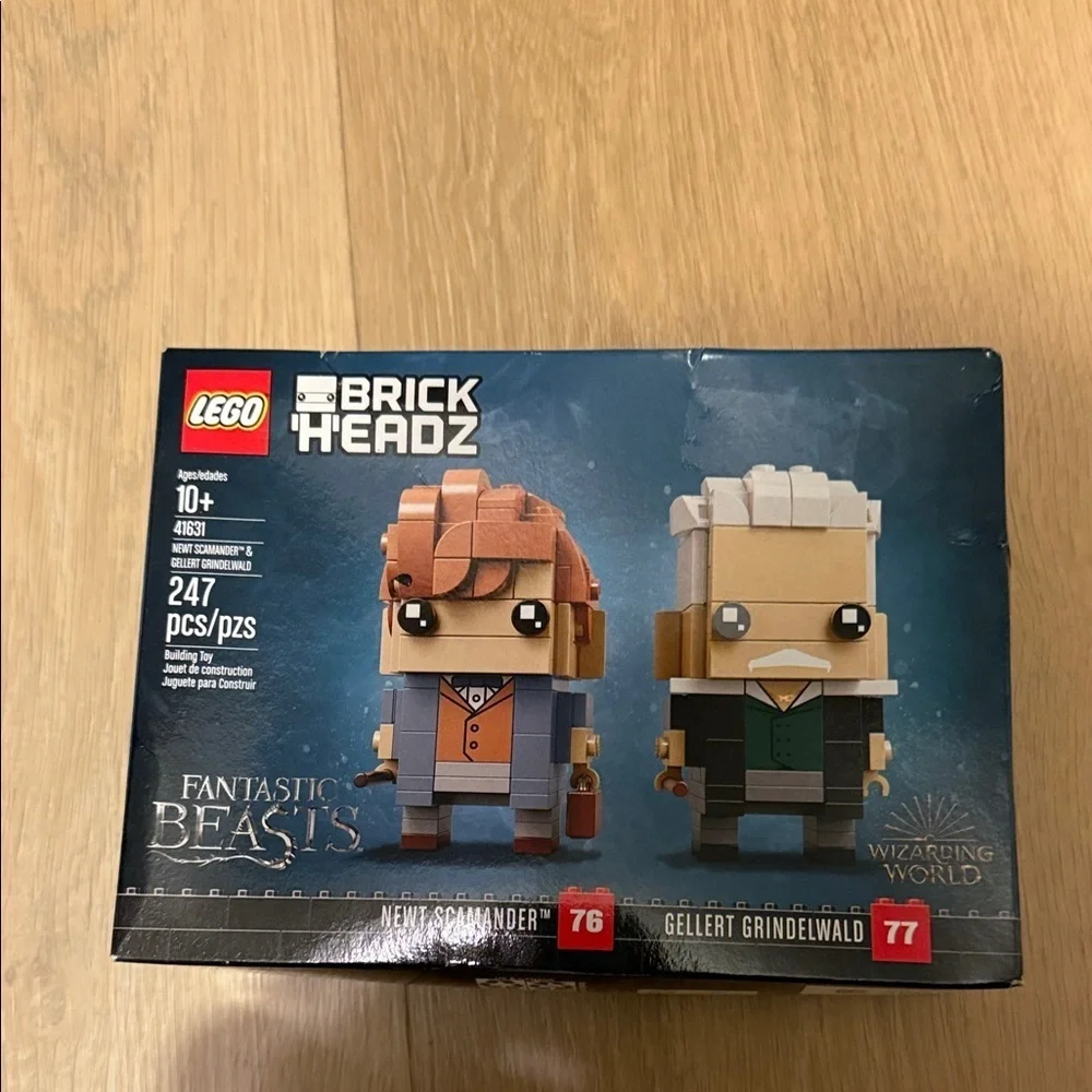 Lego brick headz newt Scamander & Gellert Grindelwald set new in sealed box